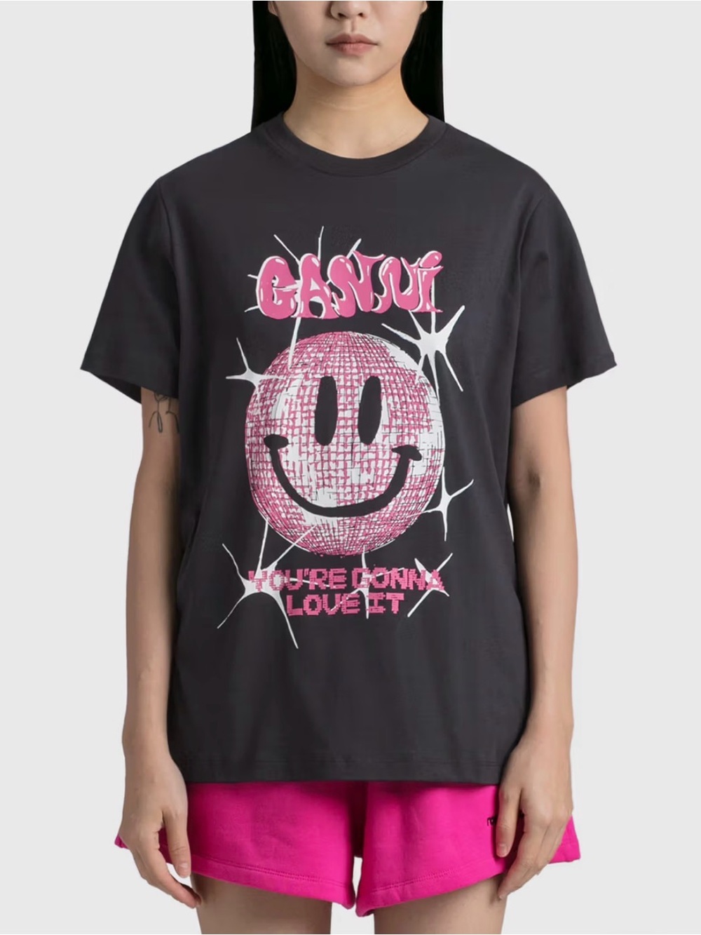 GANNI Smiley TShirt